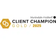 Smiling client holding a gold star award, celebrating successful debt resolution with Attorney Debt Fighters